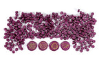 Yoption 360 Pcs Purplish Red Sealing Wax Beads Set for Wax Seal Stamp with Candles and Melting Spoon