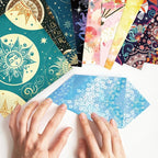 Origami 6x6 Paper Kit 150 Sheets 150 Vivid Colors Double Sided Same Printed Traditional Patterns Square for Arts Crafts Projects Japan Traditional Chiyo.Ethnic Style