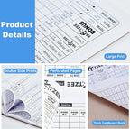 PlayDice Perforated Yahtzee Score Pads: 120 Easy Tear Off Score Sheets, Large Print, Compatible with Yardzee and Yahtzee Games (6x9-120 Pages)