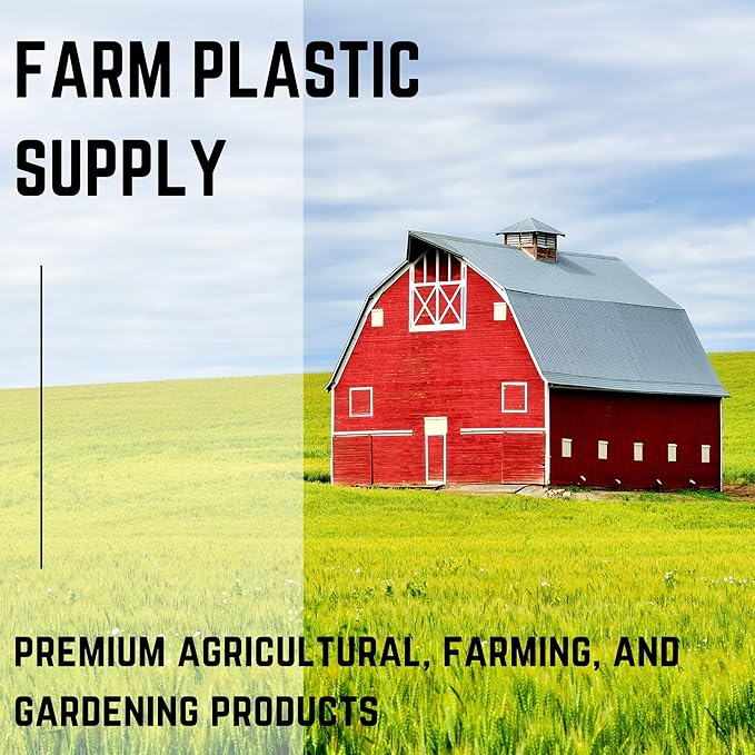 Farm Plastic Supply - Clear Vinyl Sheeting - 15 Mil - (4'6" x 20') - Vinyl Plastic Sheeting, Clear Vinyl Sheet for Storm Windows, Covering, Protection, Tablecloth Protector