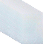 PATIKIL 8.3x5.8" Holographic Sticker Paper, 20Sheets A5 Polypropylene Self-Adhesive Transparent Waterproof Laminate Overlay Film for Photo Cards Scrapbook Decorations, Little Circle