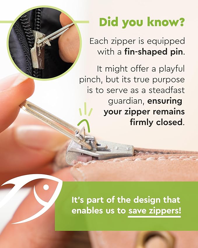 ZlideOn Zipper Pull Replacement - Silver, Normal Multipack (4 Pieces) - Instant Zipper Replacement Slider for Narrow Zippers