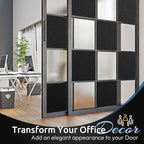 rabbitgoo Blackout Window Film, Sun Heat Blocking Privacy Cover for Glass, Removable Opaque Room Darkening Dark Black Out Window Covers Tint Shades for Home Day Sleep Light Blocker 17.5 x 118.1 Inches