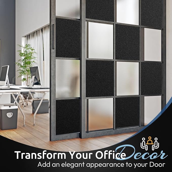 rabbitgoo Blackout Window Film, Sun Heat Blocking Privacy Cover for Glass, Removable Opaque Room Darkening Dark Black Out Window Covers Tint Shades for Home Day Sleep Light Blocker 11.8 x 118.1 Inches