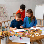 White Board Dry Erase Boards Classroom Pack Mini White Boards 9" x12” Double Sided Personal Whiteboards for Students Teachers School Supplies Lapboards
