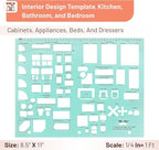 Mr. Pen- House Plan, 3 Pack, Green, Interior Design and Furniture Templates, Drafting Tools and Ruler Shapes for Architecture, Drafting Tools, Architecture Supplies, Drafting Templates