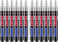 Silver Paint Pens Paint Markers - 12 Pack Permanent Quick Dry Waterproof Marker Pens for Rocks Wood Fabric Plastic Canvas Glass Mugs Metal Tire Stone