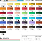 MEEDEN Red Ochre Acrylic Paint: Matte Finish 250ml/8.45oz Soft Body Bulk Acrylic Colors in Matte Finish - Fluid Flow Art Paints for Artists Canvas Painting
