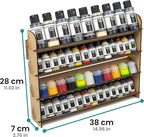Paint Rack for Model Paints. Hobby Craft Citadel Vallejo Tamiya Army Wall Paint Rack Stand Paint Holder Organiser Miniature Warhammer Paint Storage Model Painting Station (Universal)