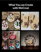 WECREAT Vision 40W Enclosed Laser Cutter and Engraver Machine with HD Smart Camera, Air Assist, Laser Bed, 600mm/s Batch Process Speed, Diode Desktop Laser Cutter for Wood, Acrylic, Metal, Leather