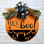 Halloween Stencils for Painting on Wood 12inch Large Halloween Stencil Hey Boo Witches Spider Bats Ghost Draw Templates for Porch Hanger Doormat Fabrics DIY Crafts Decor