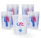Paint Mixing Cup 20 Ounce, Accurate Measurements in Ratios and OZ. and ML, 36PCS Plastic Graduated Measuring Cups with 12PCS Lids for Paint, Resin, Epoxy, Acrylic, Pigments, Art