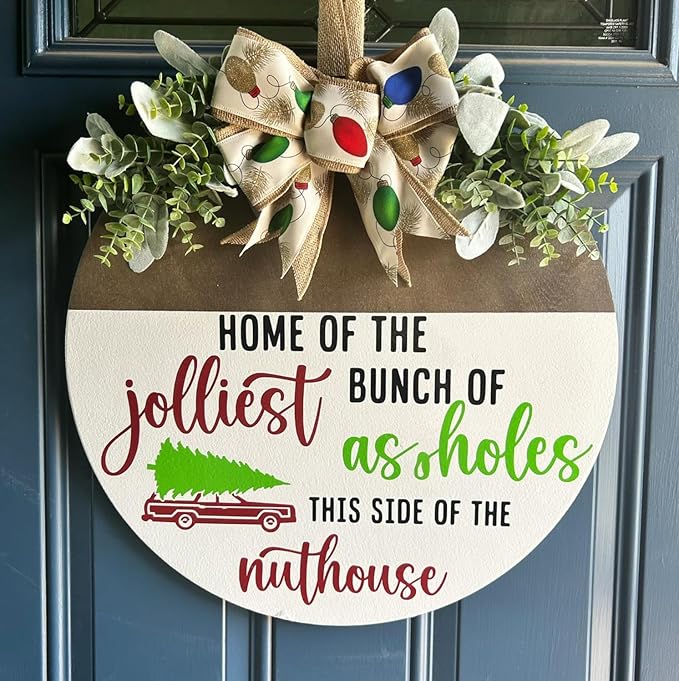 Christmas Stencil for Painting on Wood 12" Merry Christmas Doormat Stencils for Crafts Reusable Holiday Stencil Drawing Templates for Door Hanger Porch Wreath Decor