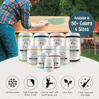 Chalky Chicks All-in-One Chalk Paint for Furniture or Cabinet - 4 Fl Oz - Matte Finish Jaded (Jade) for Metal, Wood Furniture Paint - No Sanding All-in-One for Home Decor & Crafts, USA Made