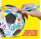 Soccer Ball Coloring Kit for Kids - Soccer Gifts for Girls & Boys - Sports Gifts - 3 4 5 6 7 8 Year Old Boy Birthday Gift - Craft Kits for Kids Ages 4-8 - Boy Toys for 4 Year Old - Games Accessories