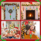 Fennoral 12 Pack Nutcracker Craft Kit for Kids Make You Own Foam Stickers Ornament DIY Christmas Arts and Crafts fo Chirstmas Party Supplies Christmas Tree Decoration