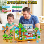 Magnetic Blocks, Magnetic Building Blocks,STEM Constructions Magnet Blocks for Kids, Boys and Girls Age 3+ Years Old, Building Toys Gifts for Kids 84PCS 1" Large Size