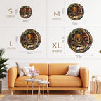 KAAYEE Wooden Puzzles for Adults, 3D Visual Effect Tree House Library Wooden Jigsaw Puzzle Unique Shape Wood Puzzle Adult, 3D Effect Flat Puzzle Birthday Family Games (M-11.4 * 11.4 in-200pcs)