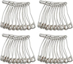300Pcs Curved Safety Pins Size 1, 1-1/16 inch / 27mm Quilting Basting Pins, Bent Safety Pins for Quilting and Knitting (Sliver)