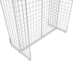 Gridwall Joining Clip Connectors for Grid Panels, Powder-Coated or Chrome Plated Steel (Quantity 20) (20, Black)