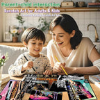 Scratch Art Painting Kit for Adults-8 Sheets A4 Rainbow Scratch Painting Paper Craft Set with City Landmarks|Stress Relief Gift for Travel&Craft Lovers|Scratch Art Home Decor(Asian Series)