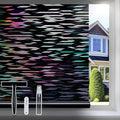 rabbitgoo Window Privacy Film, Total Blackout Window Film, Stained Glass Heat Control Glass Thermal Sticker, Room Darkening Door Cover, Anti-UV Privacy Cling with Installation Tools, 17.5" x 118.1"