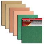 60 PCS Sandpaper, Sandpaper Assortment Sandpaper for Wood Metal Automative Furniture Hand Sander Paper 60/80/120/150/220/320 Grit Sandpaper Sheet Sanding Paper Cut for Use 9" x 11"