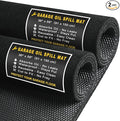 Golener Oil Spill Mat - Garage Floor Mat, Absorbent Oil Pad, Premium Maintenance Mat, Waterproof, Contain Liquid, Protect Garage Surface from Spill & Stain, Reusable, Durable, Black, 36”x59”, 2 Packs