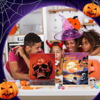 Zhanmai 12 Pack Pre Drawn Canvas for Painting Sip and Paint Kit 8" x 10" Paint Party Set Canvas Painting Pre Printed Canvases for Party Favor DIY Virtual Adult's Date Night(Halloween Ghost)