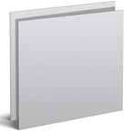 Hicarer 2 Pcs Mild Steel Sheet Cold Rolled 18 Gauge Metal Plate Weldable Metal Sheets for Professional Industrial DIY Use, Clean Surface Easy to Weld (6'' X 6'')