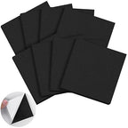ToLanbbt 8 PCS Adhesive Foam Padding Sheets Closed Cell Neoprene Foam Sheet 1/2" Thick, 6" x 6" Self Stick Insulation Anti Vibration Pads Anti-Slip for Furniture, Cars, Speakers, DIY