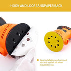 150PCS 60 Grit Gold Sanding Discs, 5-Inch 8-Hole Sandpaper for Random Orbital Sander,for Automotive or Woodworking