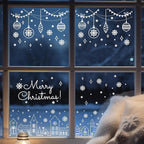 Christmas Stencils for Window Glass Large Christmas Stencils for Crafts Reusable Xmas Village House Holiday Stencil for Painting on Wood Wall Fabrics Decor
