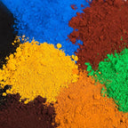 GOODTAKE 5 Pounds Bulk Concrete Pigment, Orange Iron Oxide Pigment Powder, Concrete Cement Dye Color Powder for Pastel Tile Paint Cement Mortar Grout (Orange, 5 Pounds)