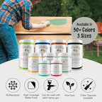 Chalky Chicks All-in-One Chalk Paint for Furniture or Cabinet - 16 Fl Oz - Matte Finish Mad Cloud (Light Gray) for Metal, Wood Furniture Paint - No Sanding All-in-One for Home Decor & Crafts, USA Made