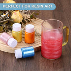 uxcell 10g/0.35oz Cosmetic Grade Mica Powder, 600 Mesh Mica Powder Natural Resin Epoxy Pigment Powders for Casting Resin, Candle Dye, DIY Nail Polish and Lip Gloss, Purple