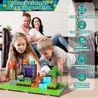 150PCS Magnetic Blocks with 6 Baseplate - Building Blocks Cubes for Kids Ages 4-8, STEM Magnet Building Toys Boys Girls, Birthday Gifts Preschool Educational Learning Toy for 3+ Years Old