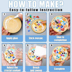Mosaic Crystal Grout – Ultimate Grouting Solution & DIY Craft Essential for Mosaic Tile Projects, Handmade Art, & Home Decor (12.3oz)