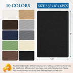 Canvas Repair Patch 5.5 x 8 Inches 6Pcs Self-Adhesive Waterproof Canvas Patch Kit for Repairing Tents,Sofas,Boat Covers,Camping Chair,Awnings,Car Seats. (Black)