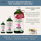 Liquid Orchid Fertilizer Concentrate 3-1-2 with Micronutrients Orchid Care Made Easy (32 OZ)