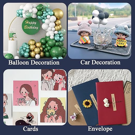 Adhesive Stick dots Two-Sided Sided Mounting Putty Stick Tack for Wall Hanging Crafts Balloons Festival Party Decorations,Clean Removable(0.79"*0.79"-180)