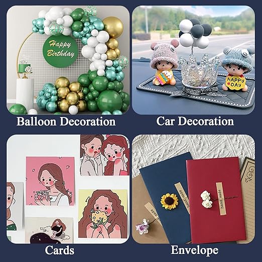 Adhesive Stick dots Two-Sided Sided Mounting Putty Stick Tack for Wall Hanging Crafts Balloons Festival Party Decorations,Clean Removable(0.39"*0.78"-1000)