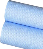 2 Sheets of Light Blue 14 Count Aida Cloth – 21 x 21 Inch Pre-Cut Fabric Squares – Cross Stitch Fabric – 100% Cotton – Ideal for Needlework & Embroidery – The Knotty Unicorn