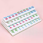 Chinese Mahjong Game Set 146 Qulity Mahjong Green Tiles 1.4-inch Chinese Mahjong Game Set with Blue Printed Carrying Bag [中式麻將 專業套裝](Tiles ONLY, Racks Not Included)