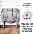 Daydream Apothecary Premium Chalk Style Paint for Furniture, Home Décor, Wood, DIY Interior Projects, Quick Dry, No Prep or Prime Needed, Matte Gray - 16oz
