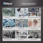 AAwipes Cleanroom Wipes Nonwoven Wipes Cellulose/Polyester Blend (Grade A, 68 Gram, Bag of 300 Pcs) 9" x 9"for Lab, Electronics, Pharmaceutical, Printing and Semiconductor Industries (NW06809)