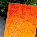 BAOFALI 3D Autumn Theme Plastic Embossing Folders Maple Leaf for DIY Scrapbooking Photo Album Card Paper Craft Decoration for Card Making,Embossing Template Paper Card Embossing Stencil