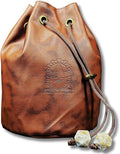 Sage's Portal Dice Bag, DND Dice Pouch, Drawstring Dice Bag Spotted PU Leather, Perfect for Dice, Accesories, Cosmetics, Jewelry