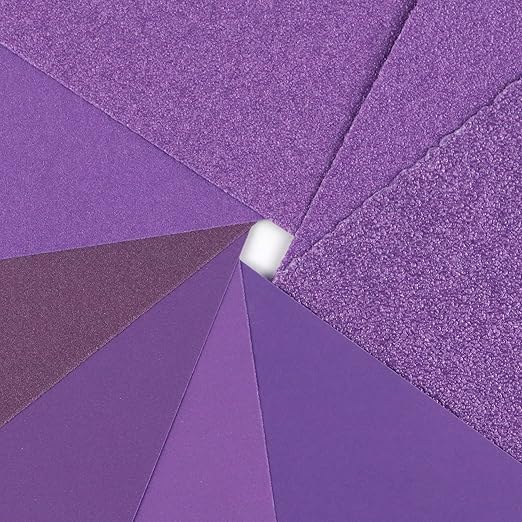 Sandpaper 80 Grit 20 PCS, Wet Dry Sanding Sheets 9 x 11 Inch, Purple Alumina Abrasive Sand Paper for Wood, Metal, Drywall, Resin, Automotive Sanding, Polishing, Grinding, by POLIWELL