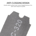 SCOTTCHEN Drywall Sanding Screen Mesh Sheet 4-3/16" x 11-1/4" Grit #320-12pcs